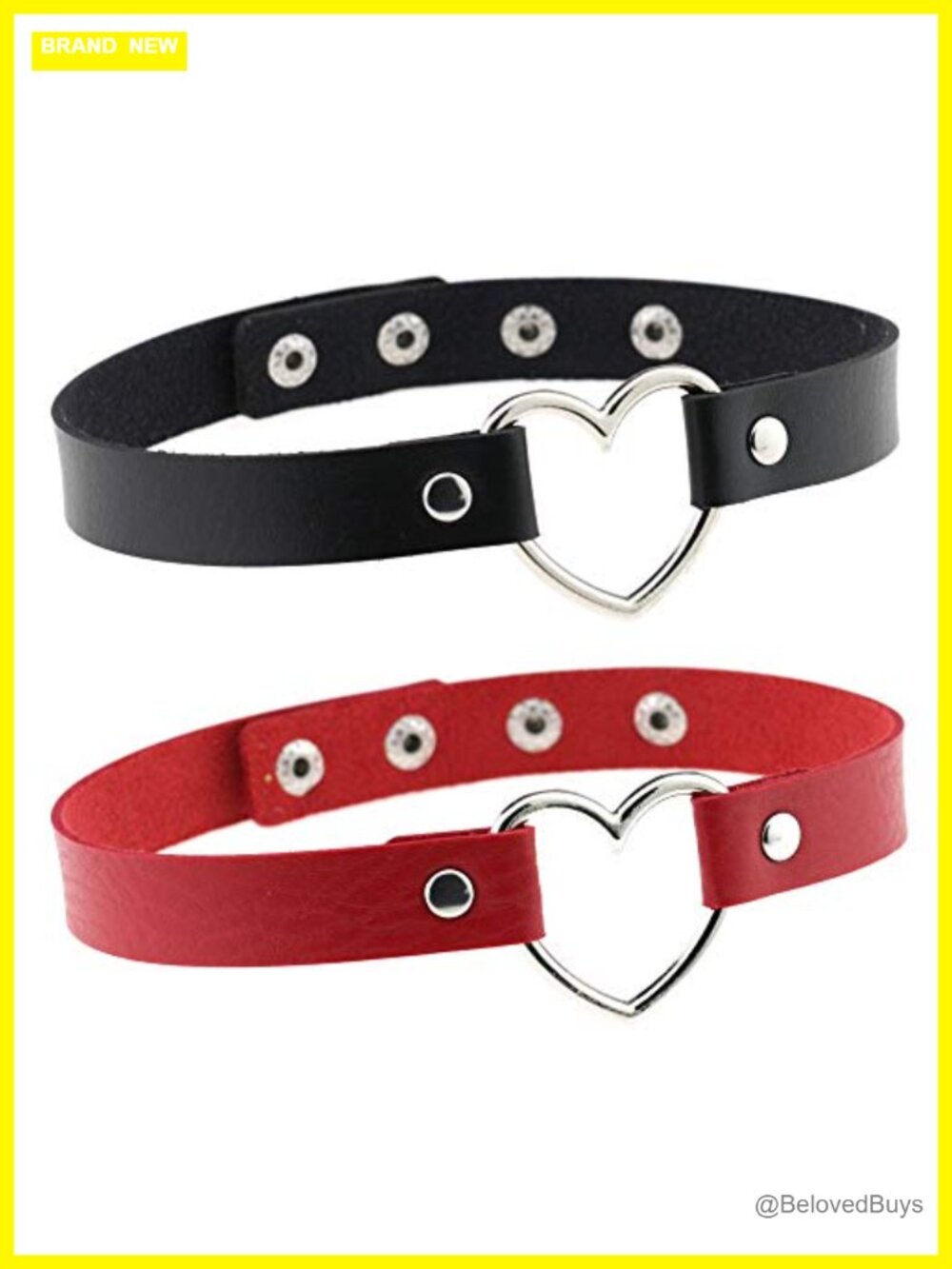 Vintage Adjustable Leather Choker Necklace